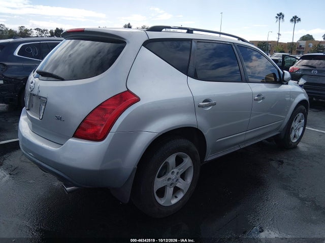2004 Nissan Murano Sl მანქანა იყიდება აუქციონზე, vin: JN8AZ08T64W203099, აუქციონის ნომერი: 46342519