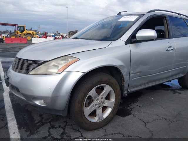 2004 Nissan Murano Sl მანქანა იყიდება აუქციონზე, vin: JN8AZ08T64W203099, აუქციონის ნომერი: 46342519