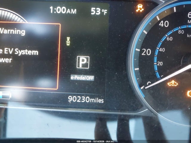 46342709 :رقم المزاد ، 1N4AZ1BP2LC307818 vin ، 2020 Nissan Leaf S 40 Kwh مزاد بيع