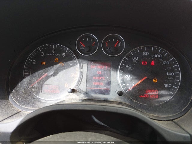 46342812 :رقم المزاد ، WAUHF78P28A099838 vin ، 2008 Audi A3 2.0t مزاد بيع