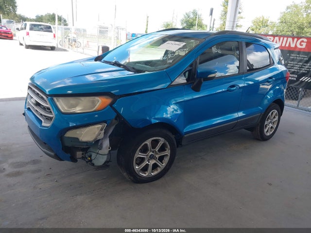 Aukcja sprzedaży 2018 Ford Ecosport Se, vin: MAJ3P1TE6JC166695, numer aukcji: 46343090