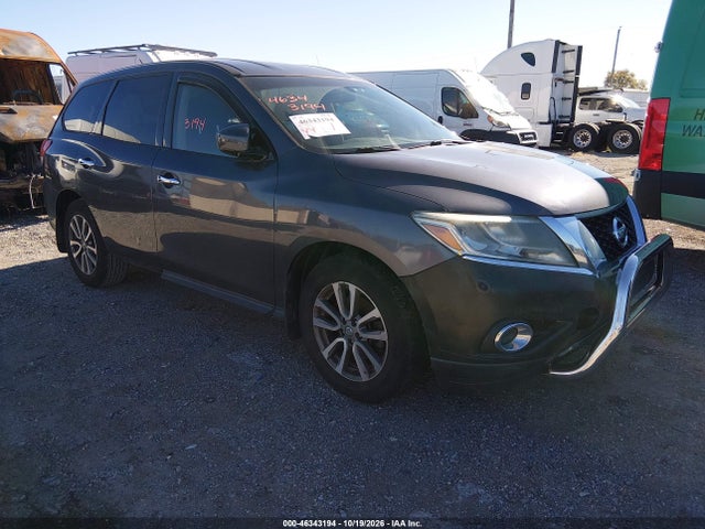 2013 Nissan Pathfinder S მანქანა იყიდება აუქციონზე, vin: 5N1AR2MM7DC687965, აუქციონის ნომერი: 46343194