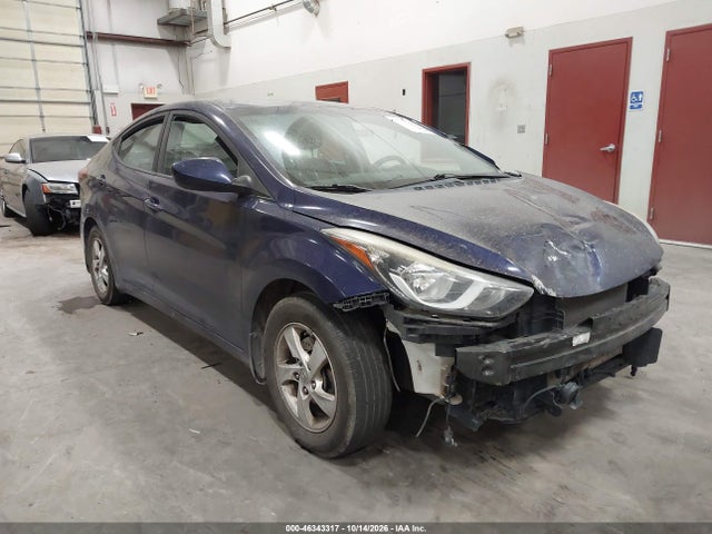 2014 Hyundai Elantra Se მანქანა იყიდება აუქციონზე, vin: 5NPDH4AE9EH535365, აუქციონის ნომერი: 46343317