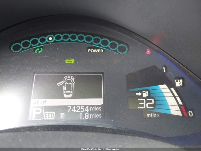 46343320 :رقم المزاد ، 1N4BZ0CP2HC311842 vin ، 2017 Nissan Leaf S مزاد بيع