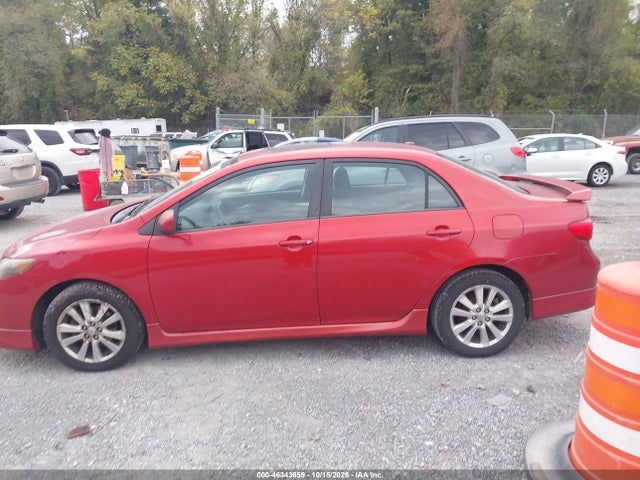 46343659 :رقم المزاد ، 2T1BU40E69C135826 vin ، 2009 Toyota Corolla S مزاد بيع