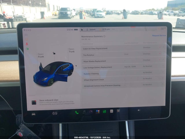 Продажа на аукционе авто 2018 Tesla Model 3 Long Range/mid Range, vin: 5YJ3E1EA3JF160706, номер лота: 46343786