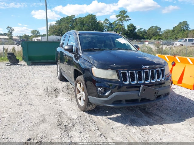 2014 Jeep Compass Sport მანქანა იყიდება აუქციონზე, vin: 1C4NJDBB3ED567943, აუქციონის ნომერი: 46343797