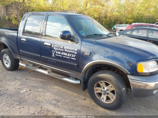 Auction sale of the 2002 Ford F-150 Lariat/xlt, vin: 1FTRW08L62KB46107, lot number: 46344029