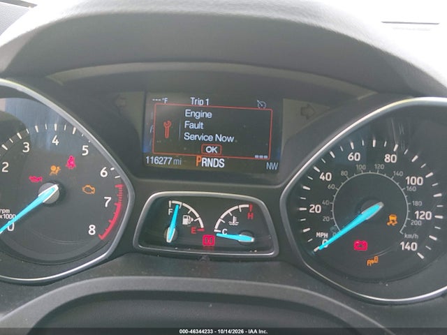 46344233 :رقم المزاد ، 1FMCU9JD2HUA00248 vin ، 2017 Ford Escape Titanium مزاد بيع