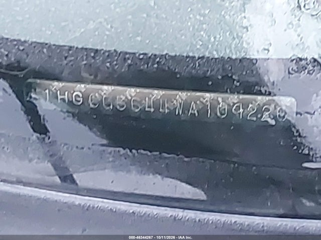 46344267 :رقم المزاد ، 1HGCG5644WA109226 vin ، 1998 Honda Accord Lx مزاد بيع