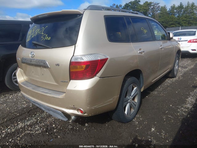 2008 Toyota Highlander Sport მანქანა იყიდება აუქციონზე, vin: JTEES43A182071960, აუქციონის ნომერი: 46344270