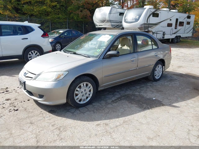 46344388 :رقم المزاد ، 2HGES16594H512383 vin ، 2004 Honda Civic Lx مزاد بيع