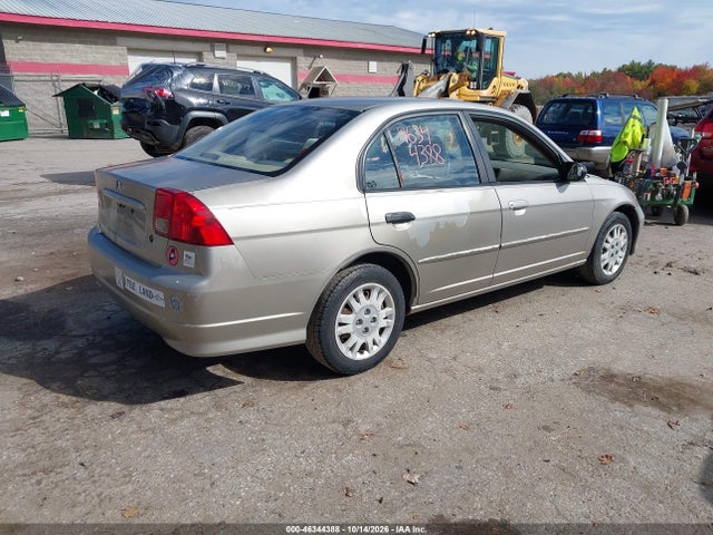 46344388 :رقم المزاد ، 2HGES16594H512383 vin ، 2004 Honda Civic Lx مزاد بيع