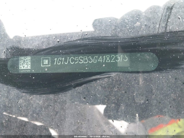 1G1JC5SB3G4182313 Chevrolet Sonic Lt Auto