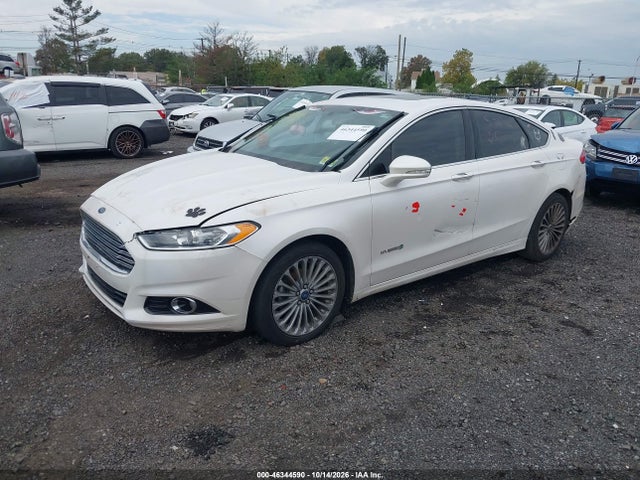 46344590 :رقم المزاد ، 3FA6P0RU6ER296781 vin ، 2014 Ford Fusion Hybrid Titanium مزاد بيع