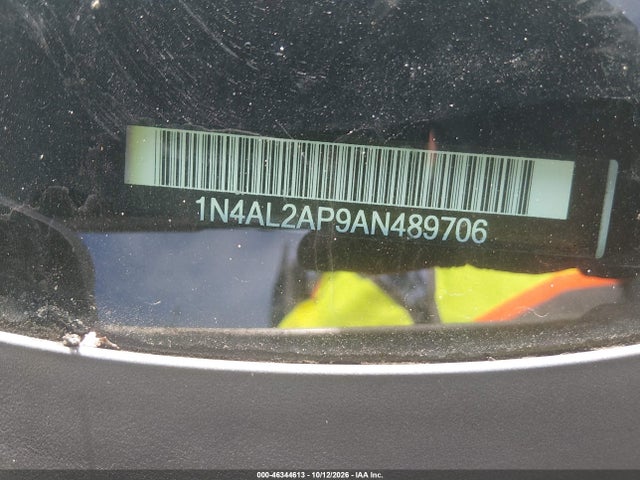 46344613 :رقم المزاد ، 1N4AL2AP9AN489706 vin ، 2010 Nissan Altima 2.5 S مزاد بيع