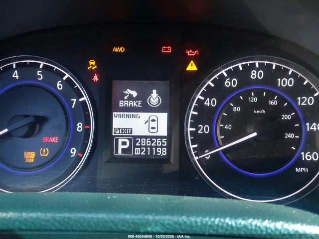 2012 Infiniti G37x მანქანა იყიდება აუქციონზე, vin: JN1CV6AR4CM680189, აუქციონის ნომერი: 46344848