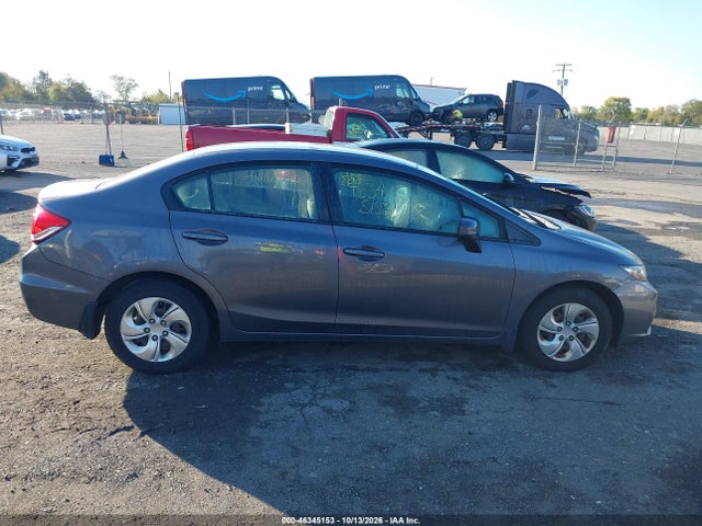 46345153 :رقم المزاد ، 19XFB2F58FE024310 vin ، 2015 Honda Civic Lx مزاد بيع