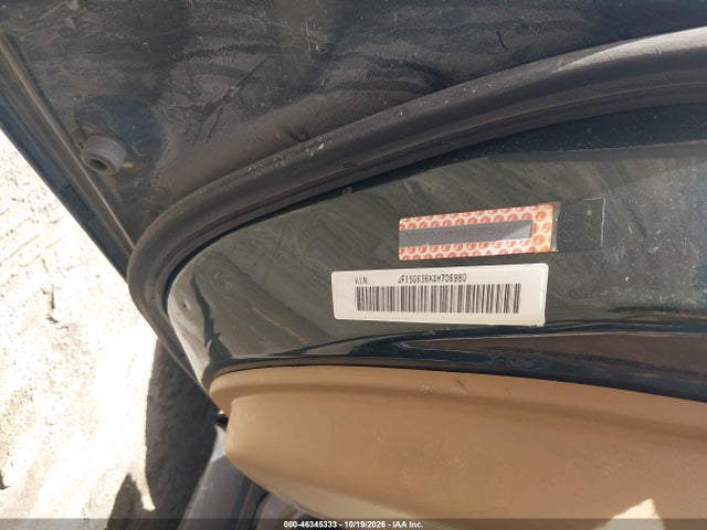 2004 Subaru Forester 2.5x მანქანა იყიდება აუქციონზე, vin: JF1SG636X4H706980, აუქციონის ნომერი: 46345333