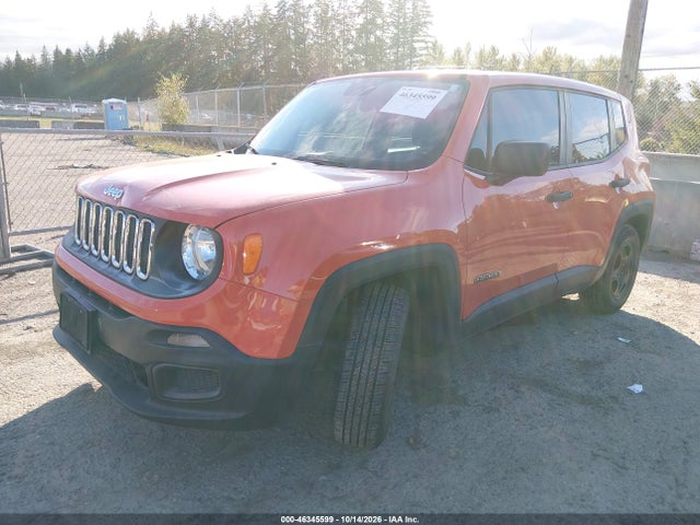 Продаж на аукціоні авто 2016 Jeep Renegade Sport, vin: ZACCJAAW8GPD84519, номер лоту: 46345599