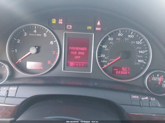 Продажа на аукционе авто 2007 Audi A4 3.2, vin: WAUDH78E67A120194, номер лота: 46346448