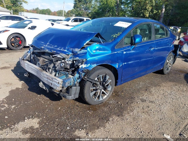 46347890 :رقم المزاد ، 19XFB2F80DE237596 vin ، 2013 Honda Civic Ex مزاد بيع
