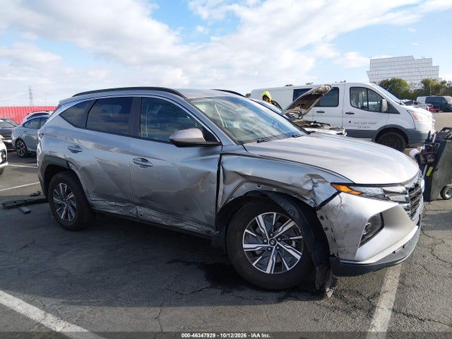 46347929 :رقم المزاد ، KM8JBCD11RU150302 vin ، 2024 Hyundai Tucson Hybrid Blue مزاد بيع