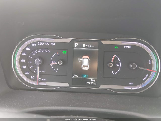 46347929 :رقم المزاد ، KM8JBCD11RU150302 vin ، 2024 Hyundai Tucson Hybrid Blue مزاد بيع