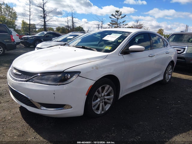 2015 Chrysler 200 Limited მანქანა იყიდება აუქციონზე, vin: 1C3CCCAB3FN714842, აუქციონის ნომერი: 46348051