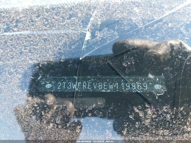 46348829 :رقم المزاد ، 2T3WFREV8EW119869 vin ، 2014 Toyota Rav4 Xle مزاد بيع