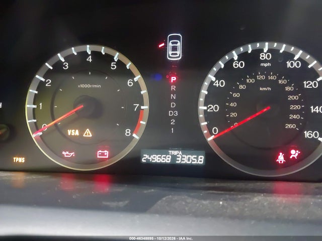 46348895 :رقم المزاد ، 1HGCP2F80AA026046 vin ، 2010 Honda Accord 2.4 Ex-l مزاد بيع