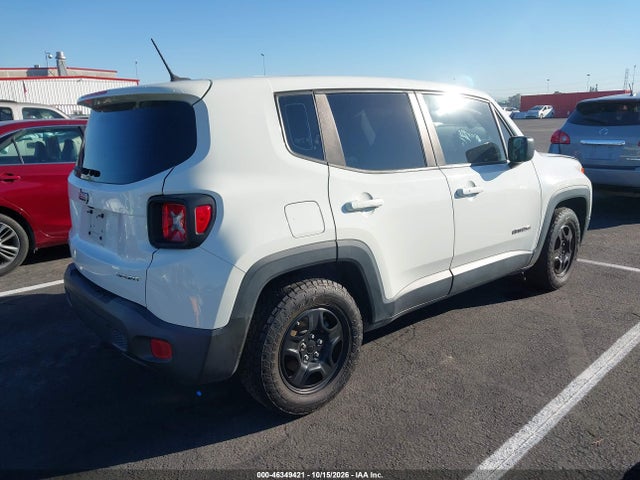 Aukcja sprzedaży 2017 Jeep Renegade Sport Fwd, vin: ZACCJAAB9HPF03578, numer aukcji: 46349421