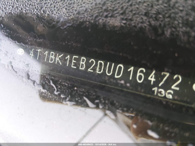 Aukcja sprzedaży 2013 Toyota Avalon Xle, vin: 4T1BK1EB2DU016472, numer aukcji: 46349433