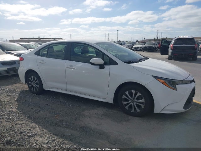 Aukcja sprzedaży 2022 Toyota Corolla Hybrid Le, vin: JTDEAMDE0N3006645, numer aukcji: 46349450