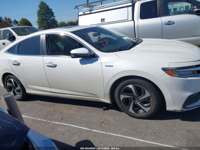2019 Honda Insight Touring მანქანა იყიდება აუქციონზე, vin: 19XZE4F94KE003550, აუქციონის ნომერი: 46349585