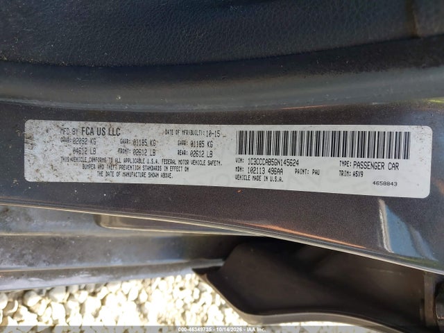 Chrysler 200 Limited 2016 1C3CCCAB5GN145624 Image 9