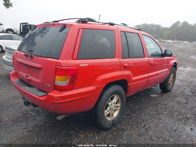 1999 Jeep Grand Cherokee Limited მანქანა იყიდება აუქციონზე, vin: 1J4GW68N4XC661758, აუქციონის ნომერი: 46350126