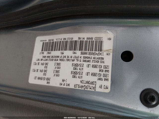 Продаж на аукціоні авто 2005 Dodge Caravan Sxt, vin: 1D4GP45R05B100896, номер лоту: 46350382