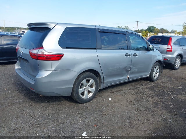 2017 Toyota Sienna L 7 Passenger მანქანა იყიდება აუქციონზე, vin: 5TDZZ3DC2HS843788, აუქციონის ნომერი: 46350450