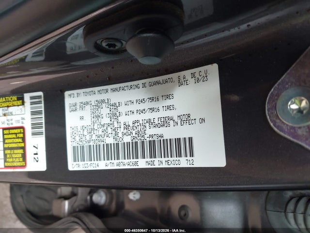 46350647 :رقم المزاد ، 3TYAZ5CN9PT039941 vin ، 2023 Toyota Tacoma Sr5 V6 مزاد بيع