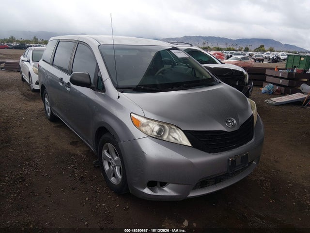 46350667 :رقم المزاد ، 5TDZK3DC5BS030487 vin ، 2011 Toyota Sienna Base V6 مزاد بيع