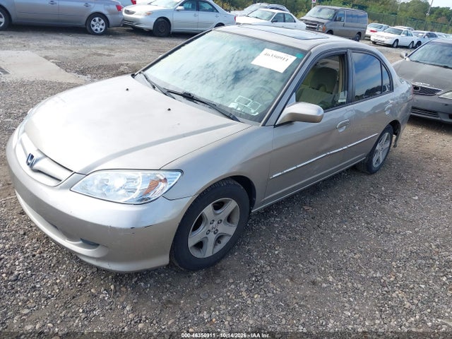 46350911 :رقم المزاد ، 2HGES26785H537557 vin ، 2005 Honda Civic Ex مزاد بيع