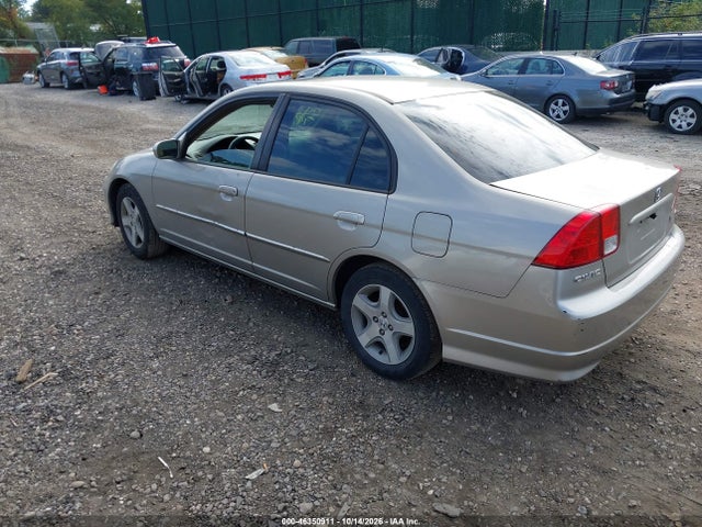 46350911 :رقم المزاد ، 2HGES26785H537557 vin ، 2005 Honda Civic Ex مزاد بيع