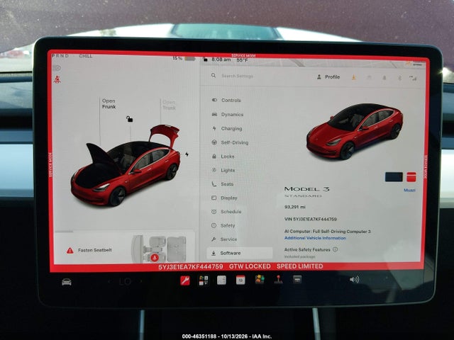 Tesla Model 3 Long Range/mid Range/standard Range/standard Range Plus 2019 5YJ3E1EA7KF444759 Image 7