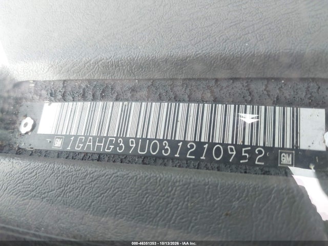 Продаж на аукціоні авто 2003 Chevrolet Express, vin: 1GAHG39U031210952, номер лоту: 46351353