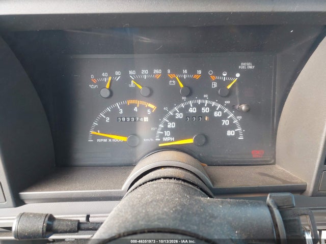 46351973 :رقم المزاد ، 1GCDK14KXME207565 vin ، 1991 Chevrolet Gmt-400 K1500 مزاد بيع
