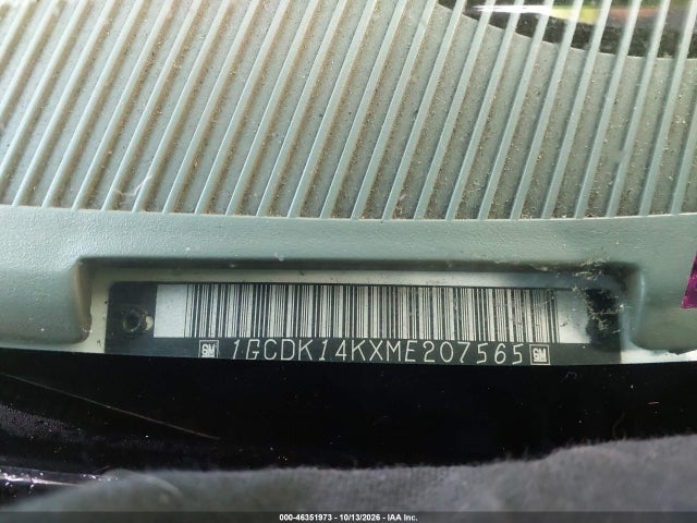 46351973 :رقم المزاد ، 1GCDK14KXME207565 vin ، 1991 Chevrolet Gmt-400 K1500 مزاد بيع