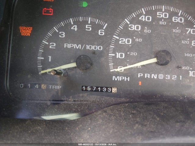 46352122 :رقم المزاد ، 1GCGC24R4WZ127896 vin ، 1998 Chevrolet C2500 Fleetside مزاد بيع