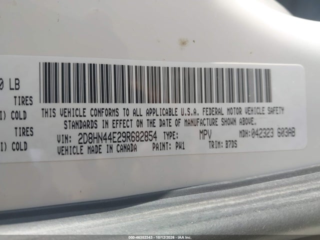 Продаж на аукціоні авто 2009 Dodge Grand Caravan Se, vin: 2D8HN44E29R682854, номер лоту: 46352343