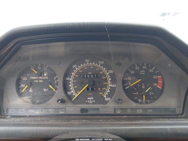 46352495 :رقم المزاد ، WDBEA34EXNB778486 vin ، 1992 Mercedes-benz 400 E مزاد بيع